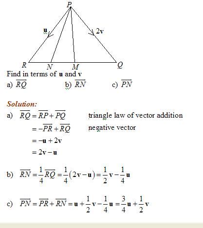 vectors geometric problems