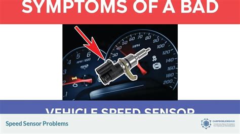 vehicle speed sensor problems
