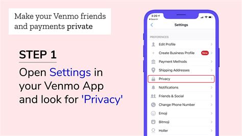 Privacy Settings on Venmo