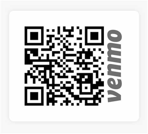 Example of Printed Venmo QR Code