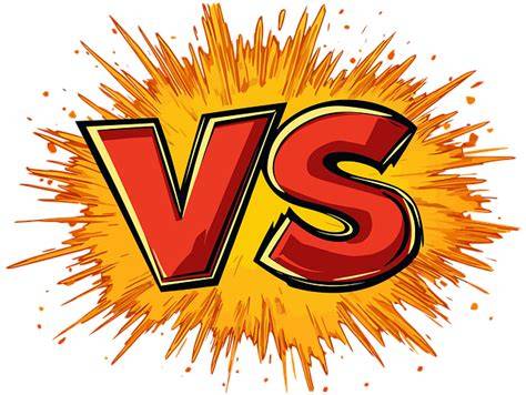 versus meaning illustration