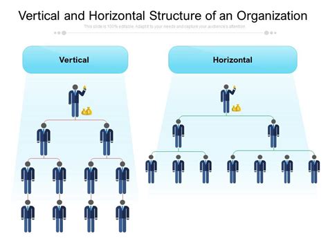 vertical and horizontal organizational structure