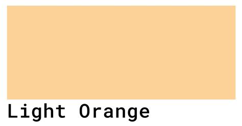 very light orange color code