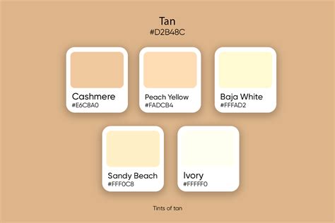 very light tan color code
