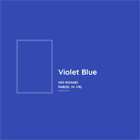 violet blue colour code