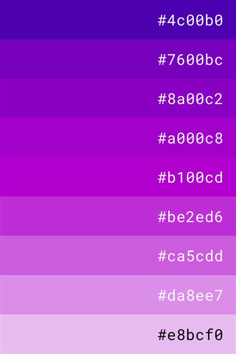 violet html hex code