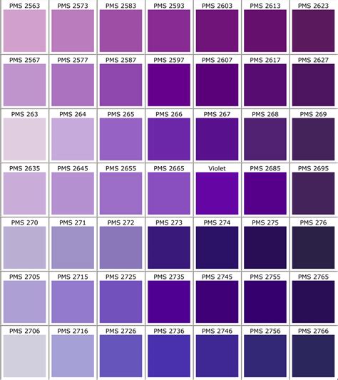 violet pantone colour code