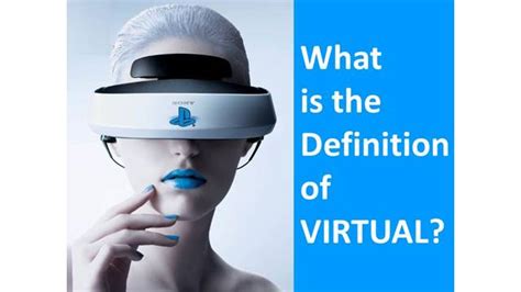 virtual definition in english