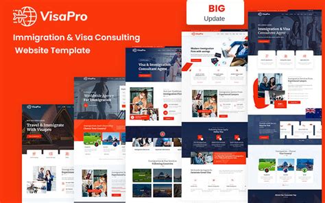 Visa Website Template