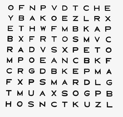 Vision Therapy Hart Chart