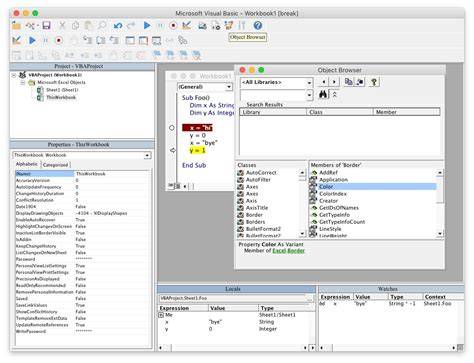 Visual Basic classic IDE