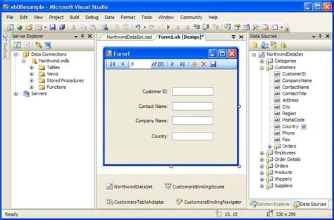 visual basic database programming examples