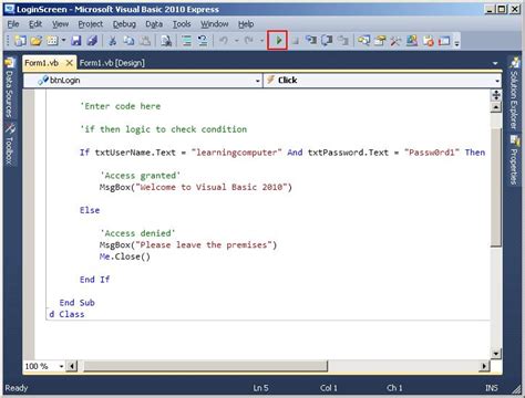 visual basic program examples download
