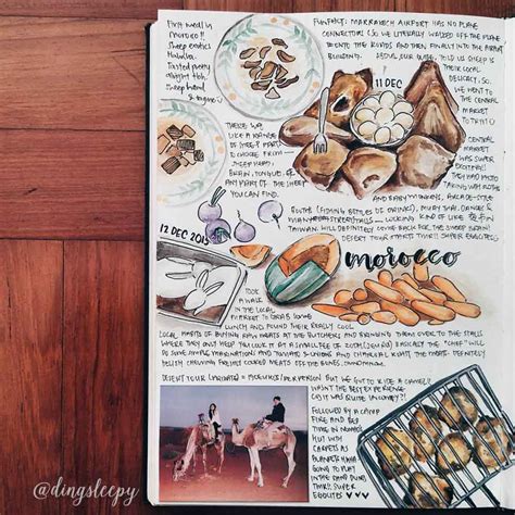 visual diary examples