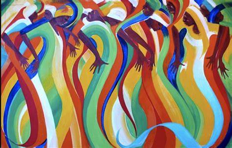 visual rhythm in painting