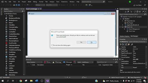 visual studio 2022 does not show errors
