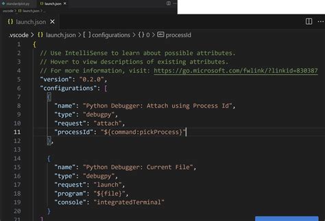 visual studio code configure python debugger