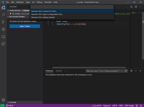visual studio code connect to remote server with key