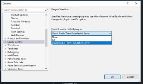 visual studio code connect to tfs server