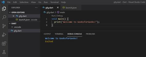 visual studio code dart formatter