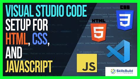 visual studio code for html and css