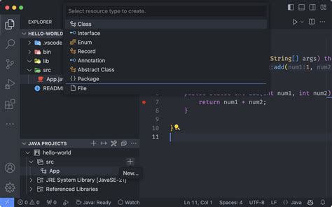 visual studio code for java programming