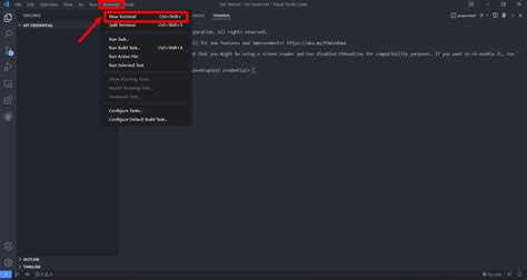 visual studio code git credentials