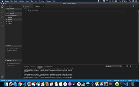 visual studio code linux terminal not working