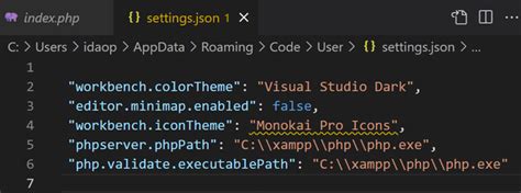 visual studio code live server php not working