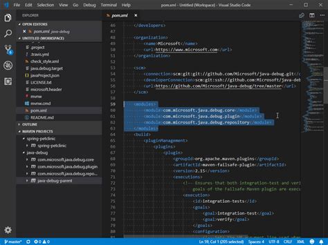 visual studio code maven project