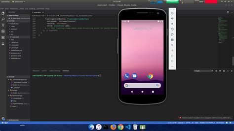 visual studio code mobile app emulator