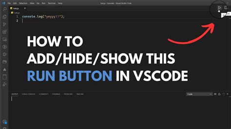 visual studio code not showing run button