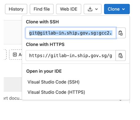 visual studio code open gitlab repository