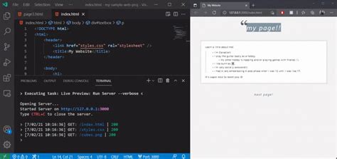 visual studio code open html preview