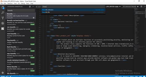 visual studio code php code formatter