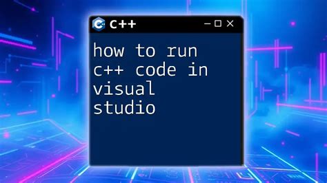 visual studio code run c++