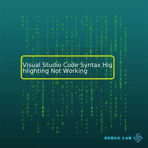 visual studio code syntax highlighting not working c#