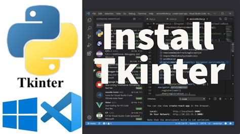 visual studio code tkinter