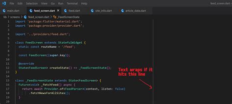 visual studio format line length