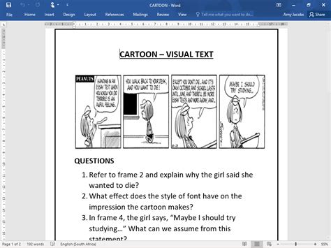 visual text examples sentences grade 5