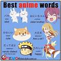 vocabulary manga anime