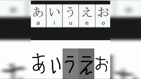 Huruf Vokal dalam Hiragana