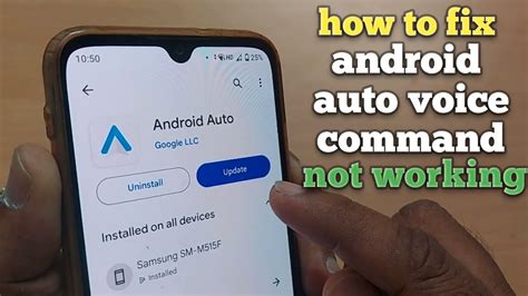 voice commands not working in android auto
