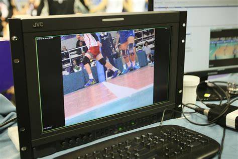 Volleyball video challenge system