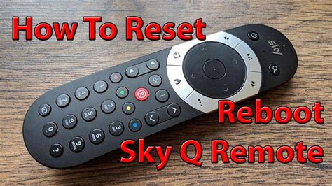 volume control not working on sky remote after reset
