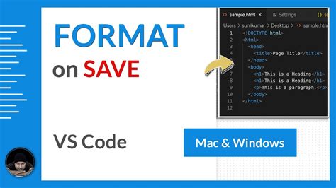 vs code does not format on save