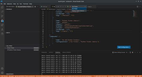 vs code launch