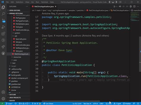 vs code project structure