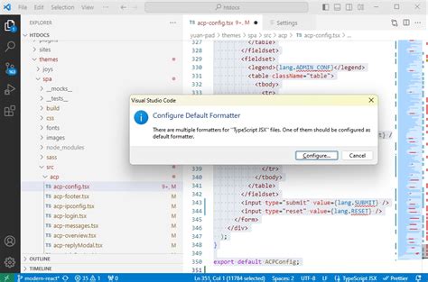 vs code run prettier automatically