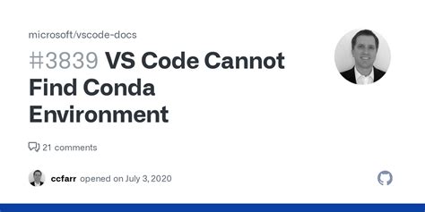 vscode cannot detect conda env